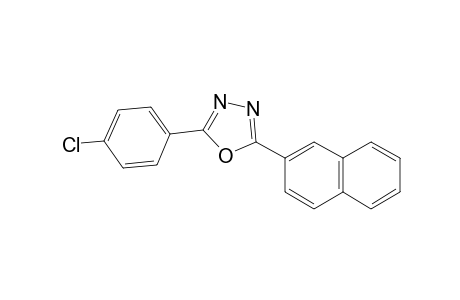 2-(p-chlorophenyl)-5-(2-naphthyl)-1,3,4-oxadiazole