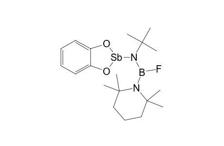 (1,3,2-BENZODIOXASTIBOL-2-YL)-TERT.-BUTYL-[FLUOROO-(2,2,6,6-TETRAMETHYLPIPERIDINO)-BORYL]-AMINE