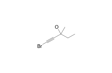 1-Bromo-3-methyl-1-pentyn-3-ol