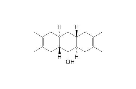 9-Anthracenol, 1,4,4a,5,8,8a,9,9a,10,10a-decahydro-2,3,6,7-tetramethyl-, (4a.alpha.,8a.alpha.,9.alpha.,9a.beta.,10a.beta.)-(.+-.)-