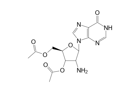 deoxy-2-amino-9.beta.- D-(diacetyl)ribofuranosyl)-9H-purine-6(1H)-one