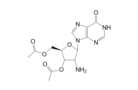 deoxy-2-amino-9.beta.- D-(diacetyl)ribofuranosyl)-9H-purine-6(1H)-one