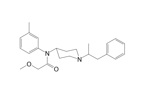 2-Methoxy-N-3-methylphenyl-N-[1-(1-phenylpropan-2-yl)piperidin-4-yl]acetamide