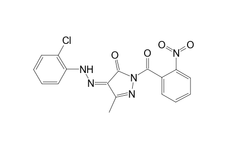 (4Z)-3-methyl-1-(2-nitrobenzoyl)-1H-pyrazole-4,5-dione 4-[(2-chlorophenyl)hydrazone]