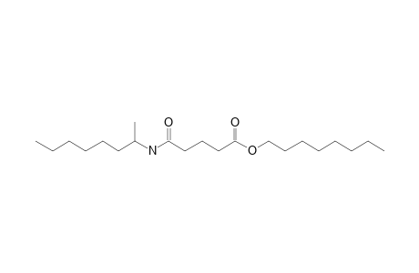 Glutaric acid, monoamide, N-(2-octyl)-, octyl ester