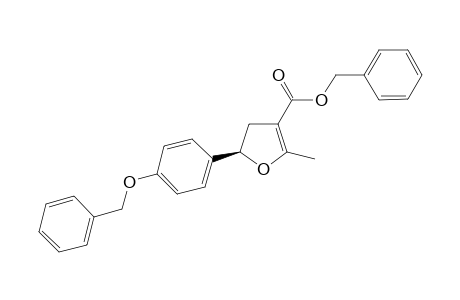 Benzyl (5R)-5-(4-(benzyloxy)phenyl)-2-methyl-4,5-dihydrofuran-3-carboxylate