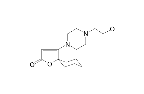 Furan-2(5H)-one, 4-[4-(2-hydroxyethyl)-1-piperazinyl]-5-spirocyclohexyl-