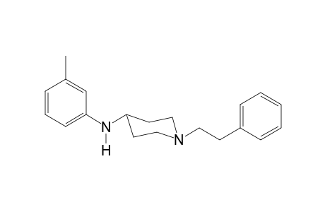 N-(3-Methylphenyl)-1-(2-phenylethyl)piperidin-4-amine