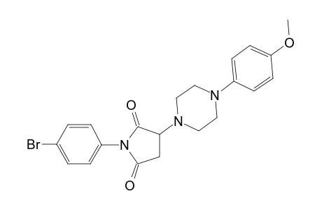 1-(4-Bromophenyl)-3-[4-(4-methoxyphenyl)-1-piperazinyl]-2,5-pyrrolidinedione