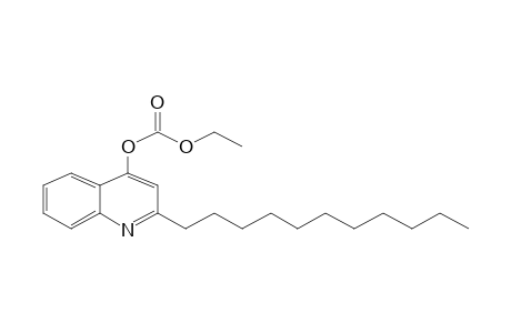 4-Quinolinol, 2-undecyl-, ethylcarbonate