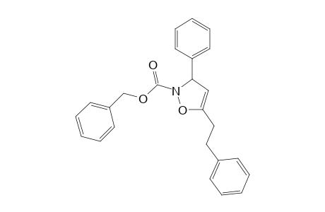 Benzyl 5-phenethyl-3-phenylisoxazole-2(3H)-carboxylate