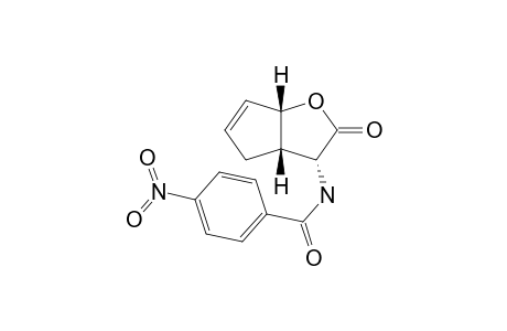 4-Endo-(p-nitrobenzoylamino)-2-oxabicyclo[3.3.0]oct-7-ene-3-one