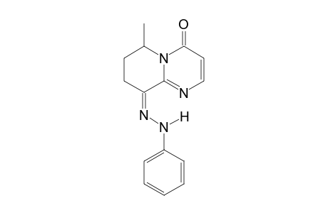 Z-6-METHYL-9-PHENYLHYDRAZONO-6,7,8,9-TETRAHYDRO-4H-PYRIDO-[1,2-A]-PYRIMIDINE-4-ONE