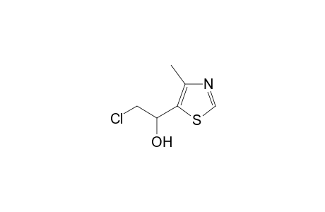 2-Chloro-1-(4-methyl-1,3-thiazol-5-yl)ethanol