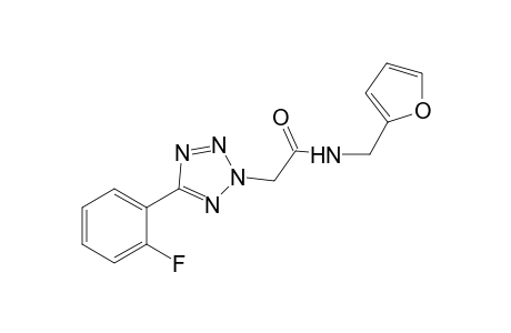 2-[5-(2-fluorophenyl)-1,2,3,4-tetrazol-2-yl]-N-(furan-2-ylmethyl)ethanamide