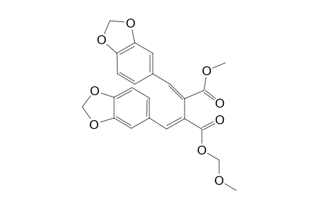 Methoxymethyl methyl (2E,3E)-2,3-bis(3,4-methylenedioxybenzylidene)succinateate