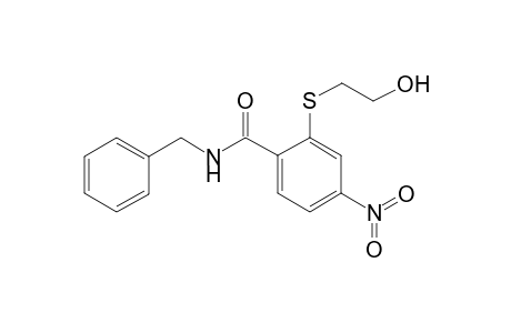 N-Benzyl-2-(2-hydroxy-ethylsulfanyl)-4-nitro-benzamide