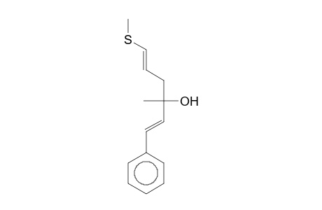 (1E,5E)-3-Methyl-6-(methylsulfanyl)-1-phenyl-1,5-hexadien-3-ol