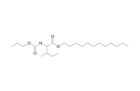 L-Isoleucine, N-propoxycarbonyl-, dodecyl ester