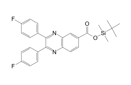 2,3-bis(4-Fluorophenyl)-6-quinoxalinecarboxylic acid, tert-butyldimethylsilyl ester