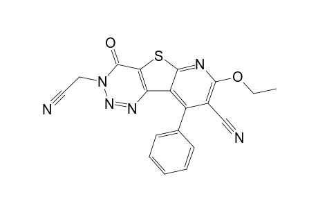 8-CYANO-3-CYANOMETHYL-7-ETHOXY-4-OXO-9-PHENYL-3,4-DIHYDROPYRIDO-[3',2':4,5]-THIENO-[3,2-D]-1,2,3-TRIAZINE