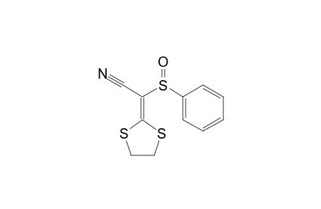 2-[(PHENYLSULFINYL-CYANO)-METHYLIDENE]-1,3-DITHIOLANE