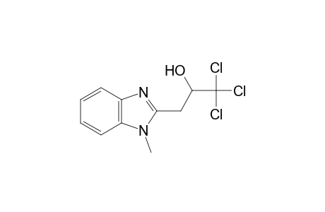 1,1,1-trichloro-3-(1-methyl-1H-benzimidazol-2-yl)-2-propanol