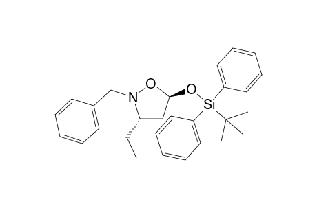 TRANS-2-BENZYL-5-(TERT.-BUTYLDIPHENYLSILOXY)-3-ETHYLISOXAZOLIDINE