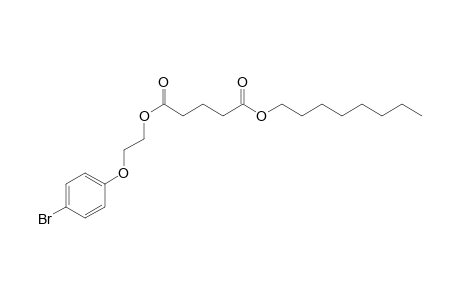 Glutaric acid, 2-(4-bromophenoxy)ethyl octyl ester