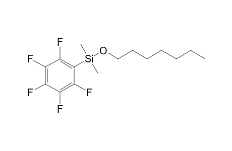 Heptanol, dimethylpentafluorophenylsilyl ether