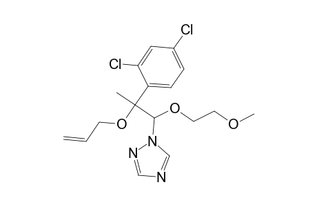 1H-1,2,4-Triazole, 1-[2-(2,4-dichlorophenyl)-1-(2-methoxyethoxy)-2-(2-propenyloxy)propyl]-