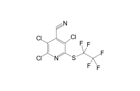 2,3,5-Trichloro-4-cyano-6-pentafluoroethylthiopyridine