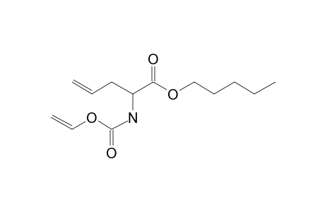 2-Aminopent-4-enoic acid, N-vinyloxycarbonyl-, pentyl ester