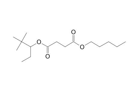 Succinic acid, 2,2-dimethylpent-3-yl pentyl ester