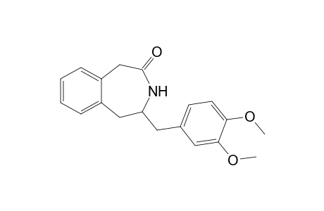 2,3,4,5-TETRAHYDRO-4-(3',4'-DIMETHOXYBENZYL)-2-OXO-1H-3-BENZAZEPINE