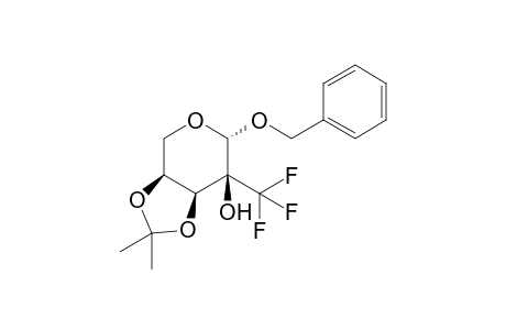 Benzyl - 3,4-Isopropylidene-2-C-(trifluoromethyl)-.beta.-L-ribopyranoside