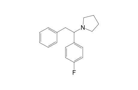 1-(4-Fluorophenyl)-1-pyrrolidino-2-phenylethane