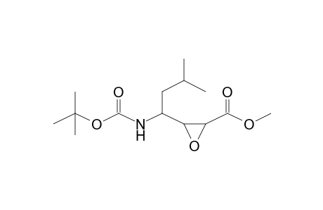 (4S)-Heptanoic acid, methyl ester, 2,3-epoxy-6-methyl-4-[(t-butoxycarbonyl)amino]-