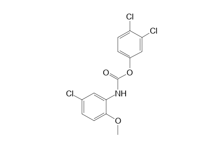 5-chloro-2-methoxycarbanilic acid, 3,4-dichlorophenyl ester