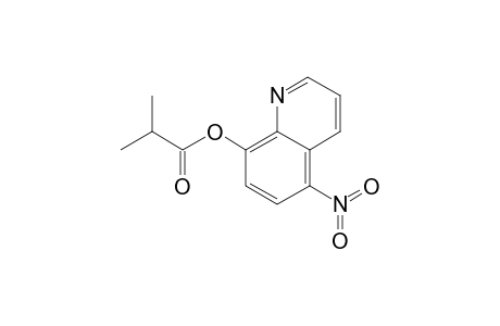 5-Nitro-8-quinolinol, 2-methylpropionate