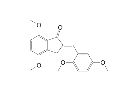 2-(2,5-Dimethoxybenzylidene)-4,7-dimethoxy-2,3-dihydro-1H-inden-1-one