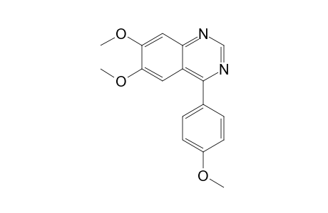 6,7-Dimethoxy-4-(4-methoxyphenyl)quinazoline