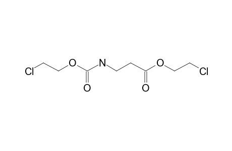 .beta.-Alanine, N-(2-chloroethoxycarbonyl)-, 2-chloroethyl ester