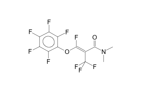 TRANS-ALPHA-TRIFLUOROMETHYL-BETA-FLUORO-BETA-PENTAFLUOROPHENOXYACRYLICACID, N,N-DIMETHYLAMIDE