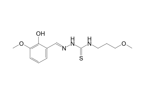 2-hydroxy-m-anisaldehyde, 4-(3-methoxypropyl)-3-thiosemicarbazone