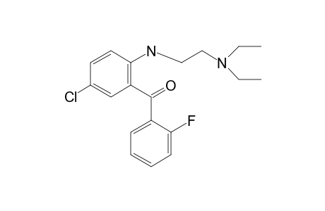 (5-Chloro-2-([2-(diethylamino)ethyl]amino)phenyl)(2-fluorophenyl)methanone