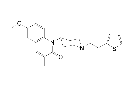 N-(4-Methoxyphenyl)-N-([(2-thiophen-2-yl)ethyl]-piperidin1-yl)methacrylamide