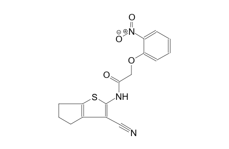 acetamide, N-(3-cyano-5,6-dihydro-4H-cyclopenta[b]thien-2-yl)-2-(2-nitrophenoxy)-