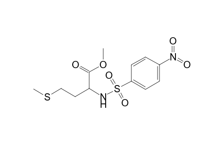 Butanoic acid, 4-methylthio-2-(4-nitrophenylsulfonylamino)-, methyl ester
