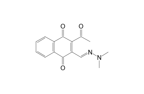 2-Acetyl-3-(dimethylhydrazonomethyl)[1,4]naphthoquinone